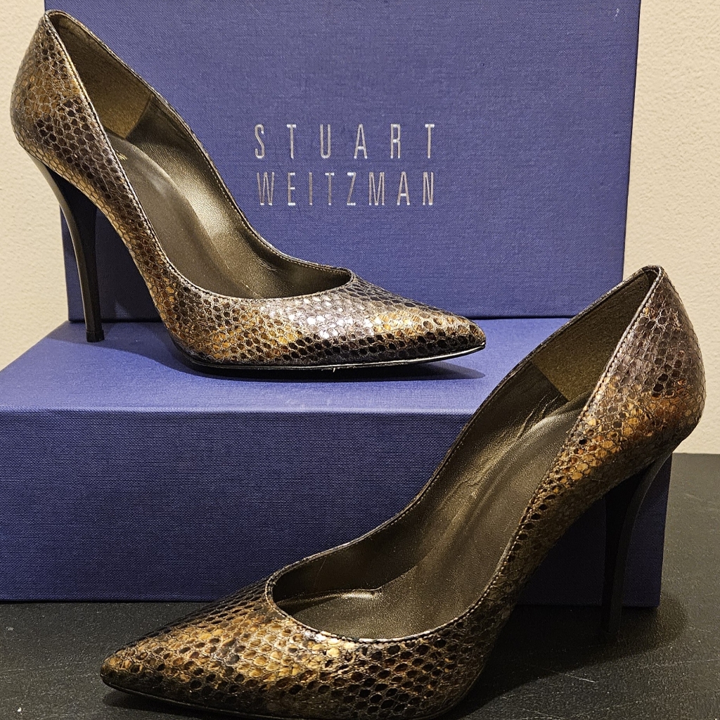 Stuart Weitzmen Neutron Old Gold Snakeskin